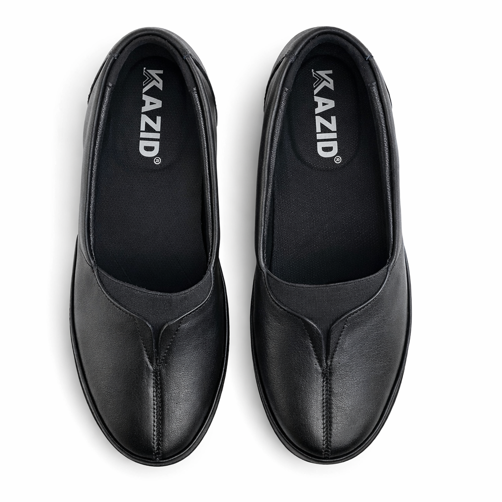 0148 chauusre en cuir noir femme