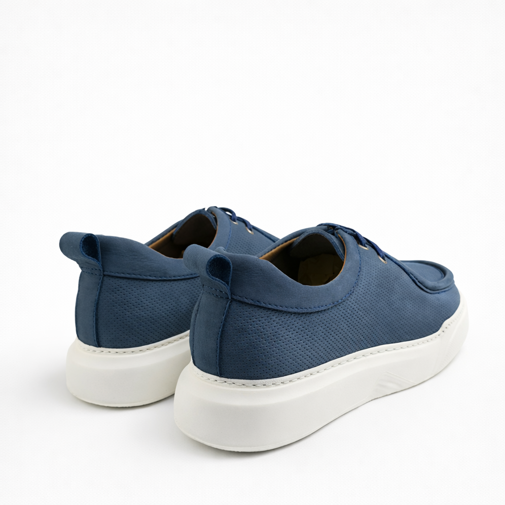 08 chaussure homme en cuir nubuck bleuciel