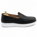082 chaussure Richelieu confortable homme en cuir noir