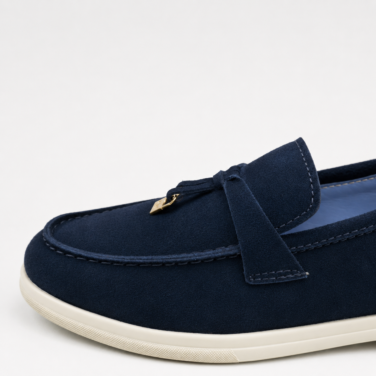 0116 chaussure Femme en cuir daim  bleumarin