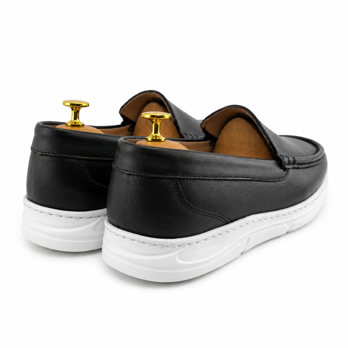 082 chaussure Richelieu confortable homme en cuir noir