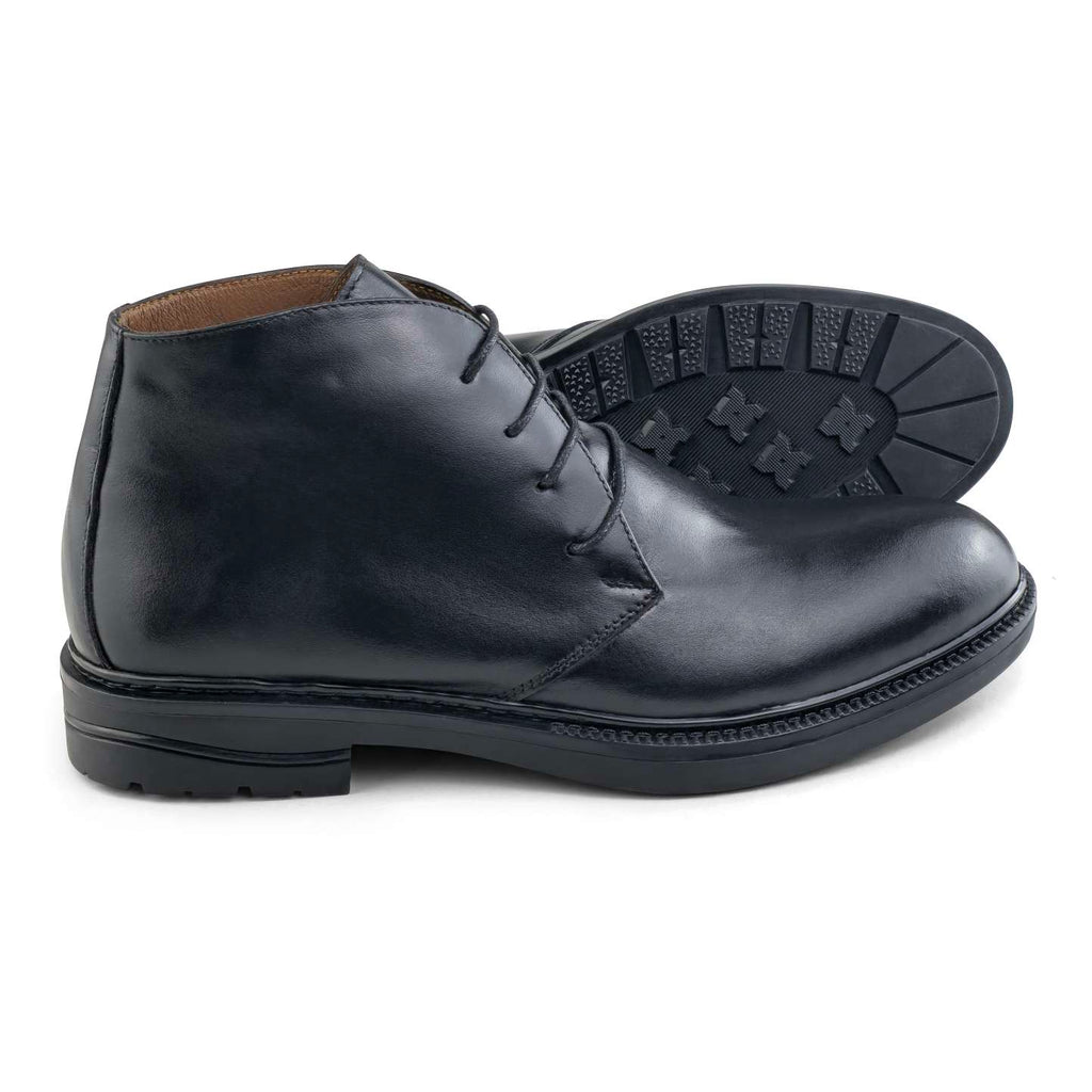 0918 chaussure  homme en cuir noir