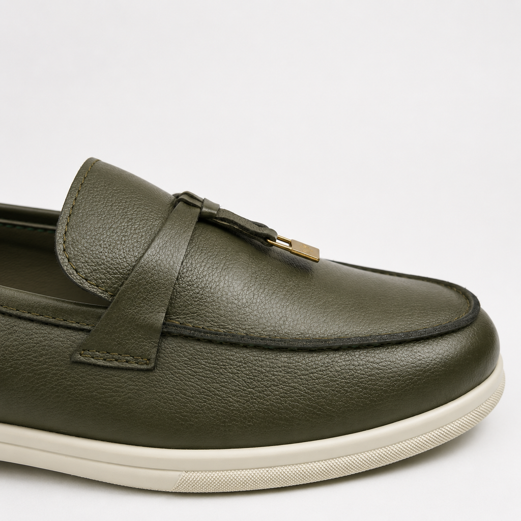 0116 chaussure Femme en cuir kaki
