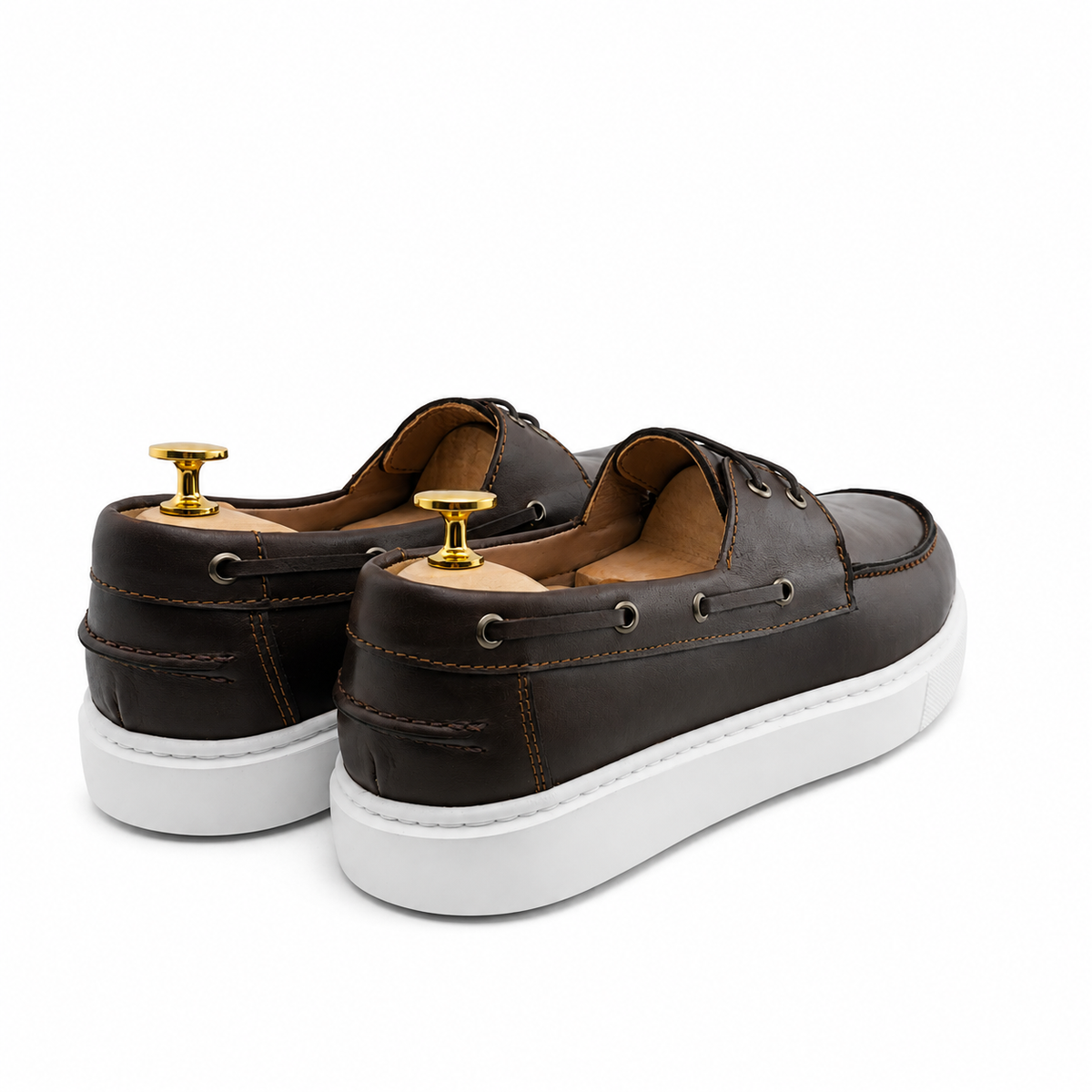 0121 chaussure  homme en cuir marron