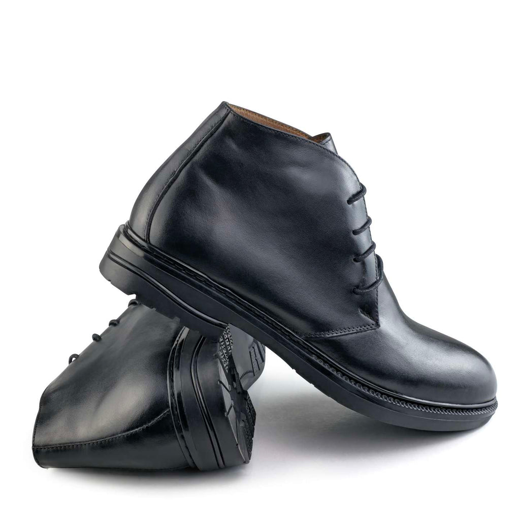 0918 chaussure  homme en cuir noir