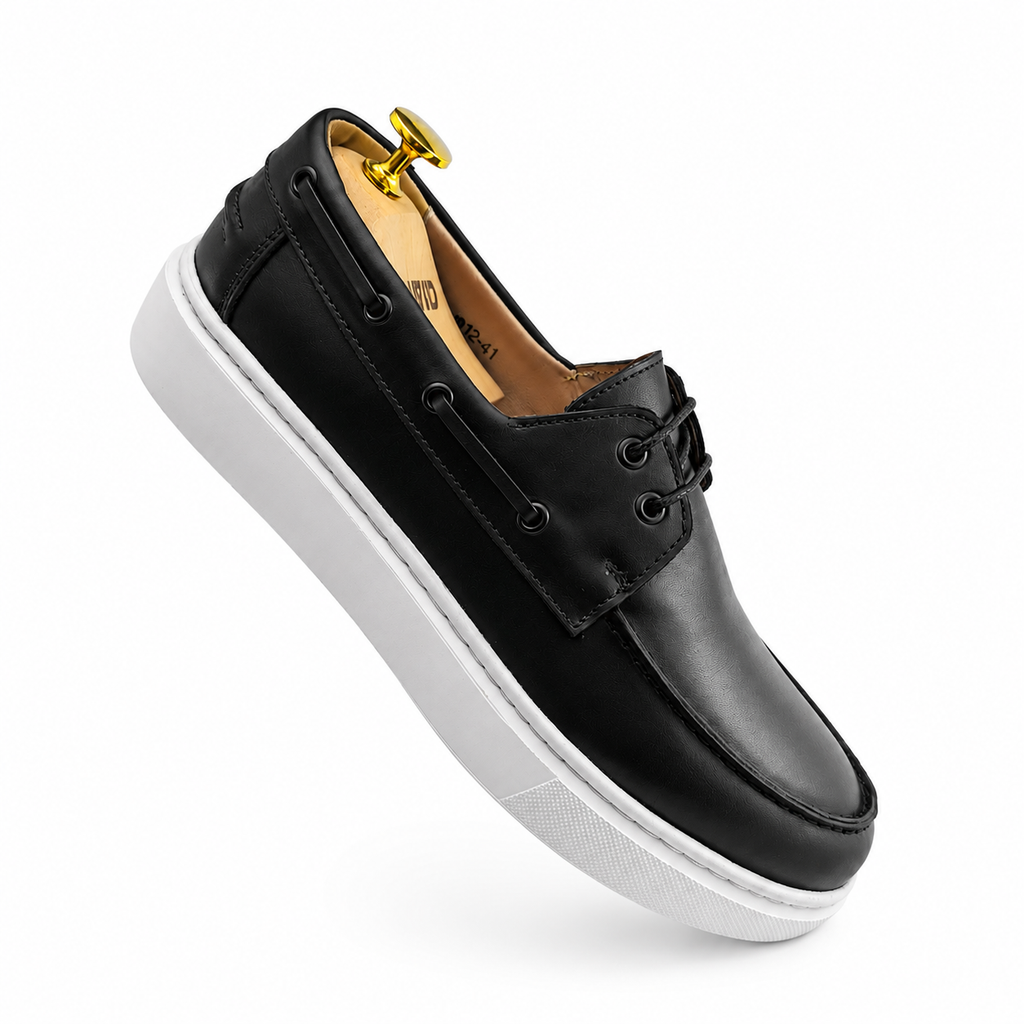 0121 chaussure  homme en cuir noir