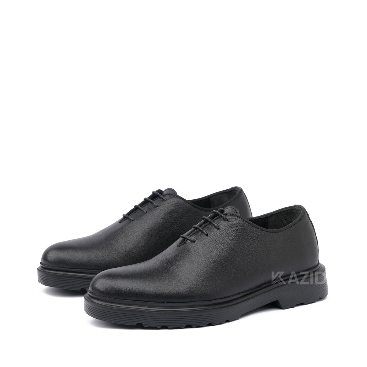 0414 chaussure Richelieu homme en cuir noir