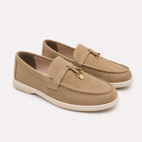 0116 chaussure Femme en cuir daim rose bébé