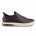 0171 Chaussure Sneaker Homme en cuir  marron