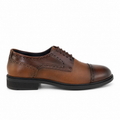 022 chaussure Richelieu homme en cuir marron