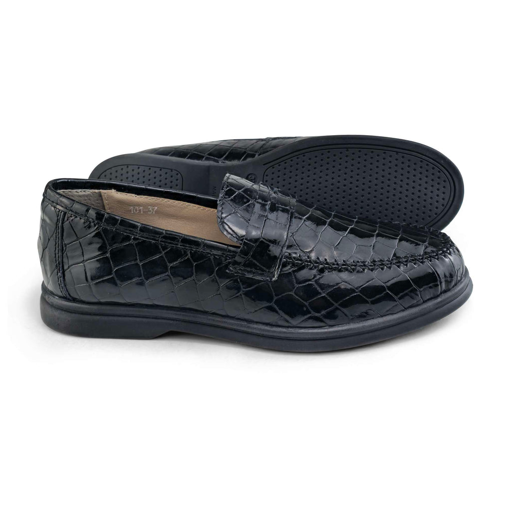 0117 chaussure Femme en cuir  noir