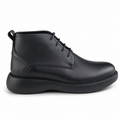 0305 bouttine en cuir homme noir