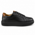 038 Chaussure Sneaker Homme en cuir noir