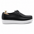 071 Chaussures Homme  en cuir noir