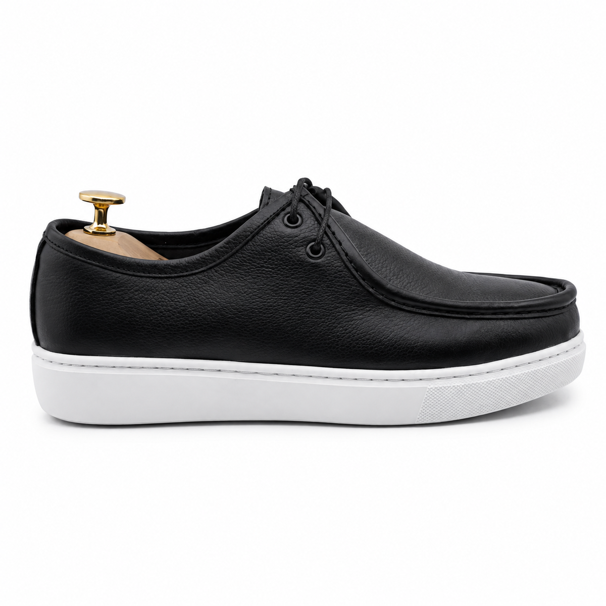 071 Chaussures Homme  en cuir noir